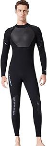 QCTZ Water Sports Men Women Diving Suit, 3Mm Scuba Diving Suit, Neoprene Underwater Hunting Surfing Front Zipper Harpoon Suit
