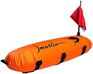 Marlin Dive Spearfishing Torpedo Buoy Float with Dive Flag