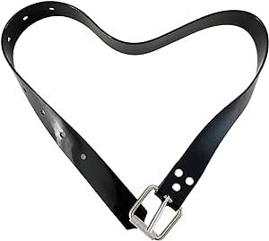 Aquatic Hunt - 50" (1.27M) Black Silicone Dive Weight Belt with 316 Stainless Steel Roller Buckle