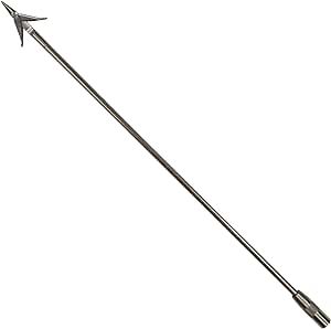 Scuba Choice Palantic 3" Spearfishing Speargun Double Wing Tip 6mm w/18 Stainless Steel Shaft, Silver, One Size